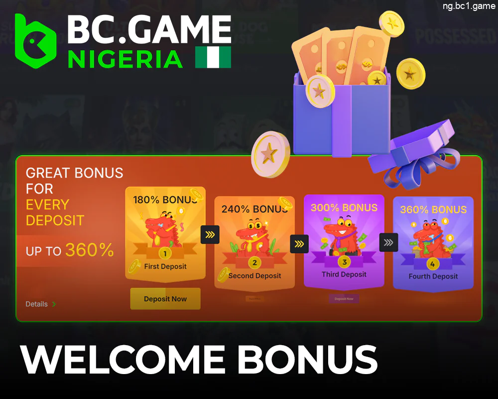 About BC.Game welcome bonus for new players