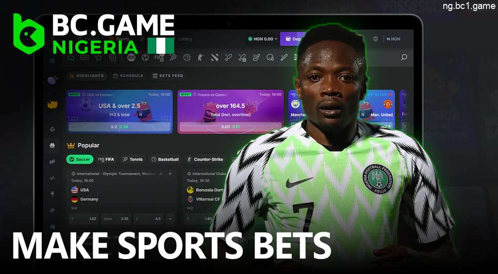 Betting on BC.Game Sports in Nigeria