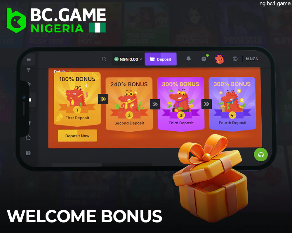 Bonus offers for the users of the BC Game App