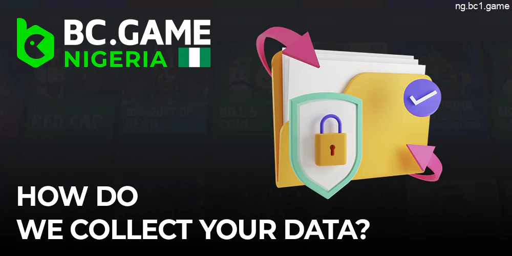 How BC.Game collects data - Submitted forms, Cookies, Varied website analytics